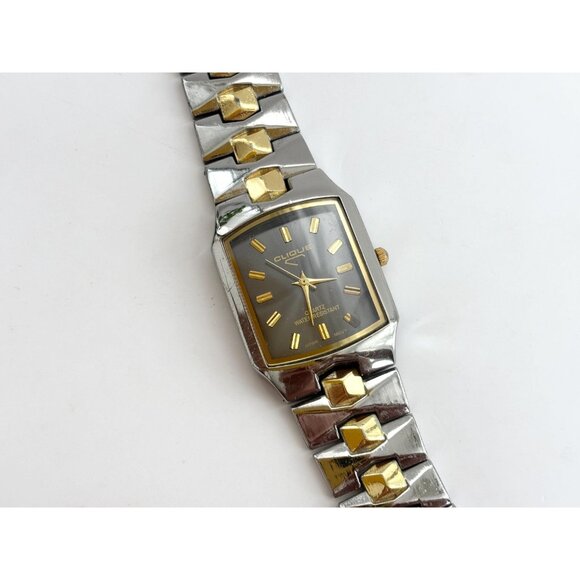 Clique Japan Movement Water Resistant Vintage Wristwatch - 28mm - WORKS! - Picture 2 of 10